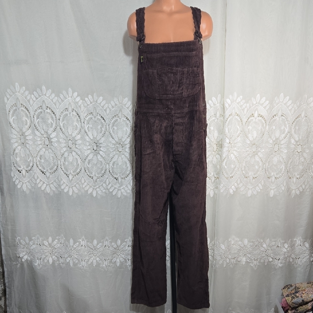 Air Walk Dr. Martens Long Vintage 90s Corduroy Overalls Sz Large